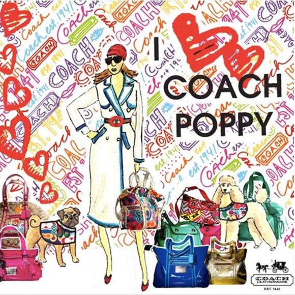 COACH Poppy Is A Girl XL Wristlet - Picture 13 of 14